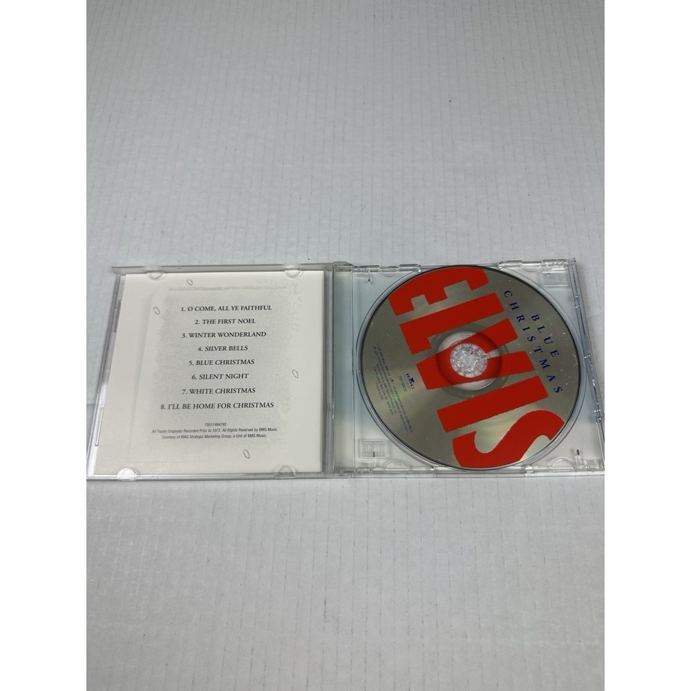 Elvis: Blue Christmas by Elvis Presley CD 1992 BMG - Picture 2 of 3
